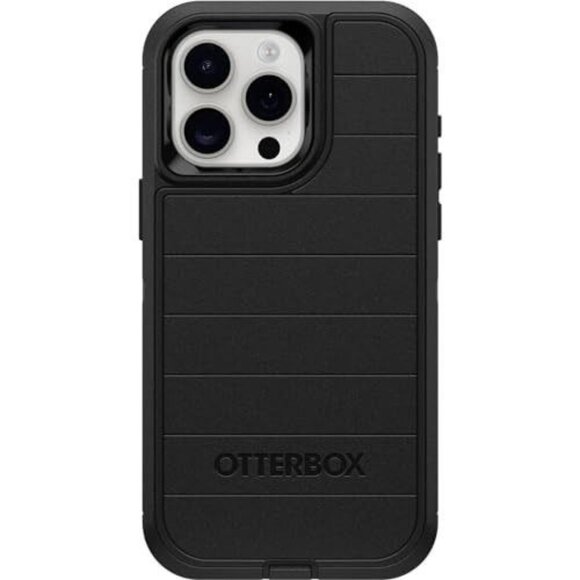 OtterBox iPhone 15 Pro MAX (Only) Defender Series Pro Case - Black, Screenless, - Picture 5 of 10